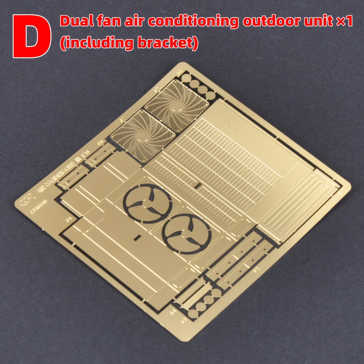 1/35 Scale Model Kit, Photo Etch Building Window